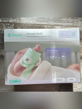 Owlet Dream Sock Baby Monitor - Mint
